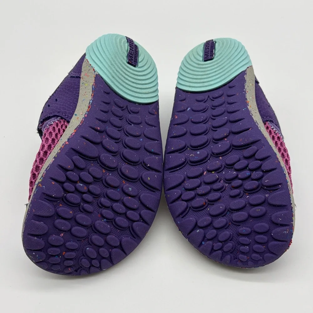 Merrell Bare Steps H2O Kids Purple Berry Water Shoes Sneakers ML164494 Size 9.5M